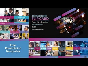 🚀 Interactive Flip Card PowerPoint Template for Free Download