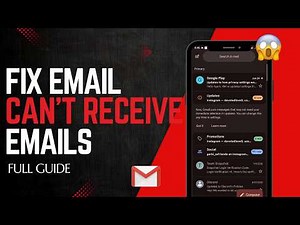 How to fix Email Not Receiving Emails