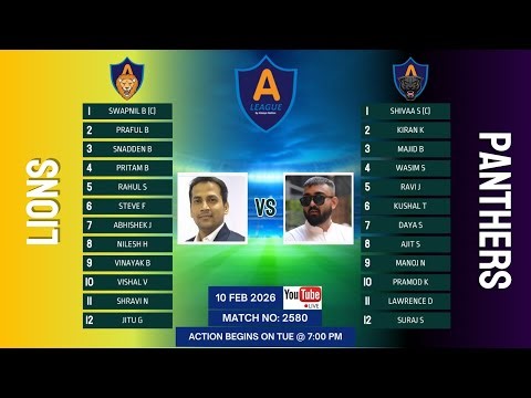 LIONS VS PANTHERS (WINTER WARS) - 10.02.2026