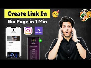 🚀Build a Branded Link in Bio Website in Under 1 Minute | Hostinger Website Builder 2025