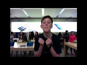 APPLE STORE DANCE TO THE DARK SIDE!! (My Original Song)