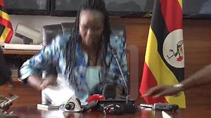 Minister Evelyne Anite: I don't speak Luganda, I only know one word, we have the 'majje'. More in #NBSLiveAt9 and #NBSAmasengejje. #NBSUpdates | NBS Television