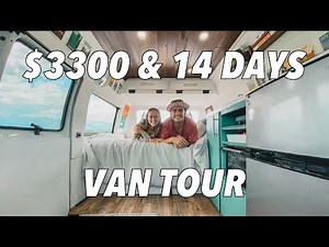 DODGE RAM VAN TOUR 🚐 | Budget Van Build in Just 14 Days!