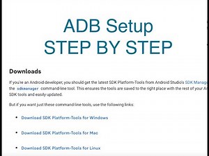 How to Setup ADB Step by Step in Windows 10. COMMAND LINE ONLY