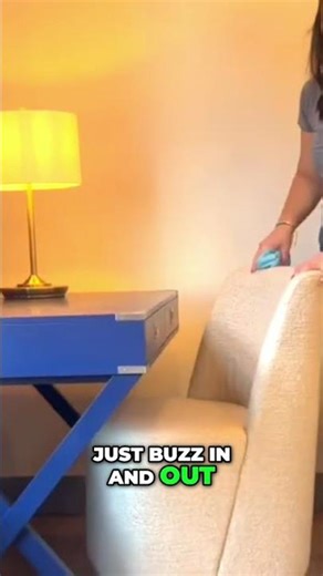 DIY Rolling Desk Chair: Easy & Stylish Transformation! #shorts #airbnb