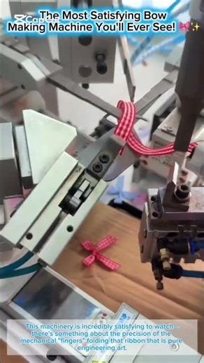 The Most Satisfying Bow Making Machine You'll Ever See! 🎀✨