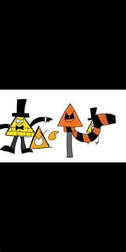 when a triangle oc get called as Bill Cipher Be like: | #billcipher #gravityfalls #shorts #funny