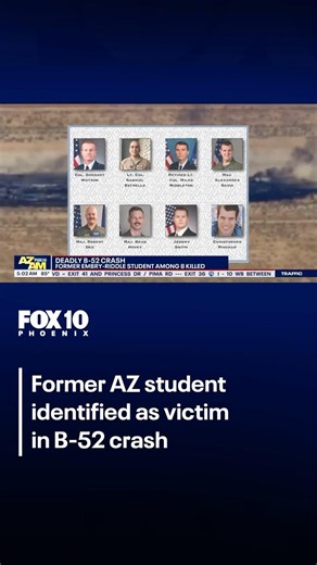 Former Arizona student killed in B-52 bomber crash | FOX 10 Phoenix