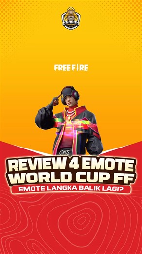 4 EMOTE FREE FIRE TEMA BOLA TERKEREN! ⚽️🔥 #freefire