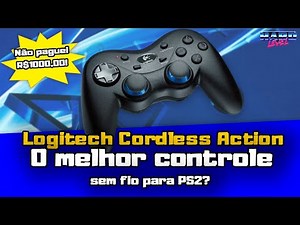 Logitech Cordless Action é o melhor controle sem fio pra PS2? Vale 1000 reais? Unboxing e review!