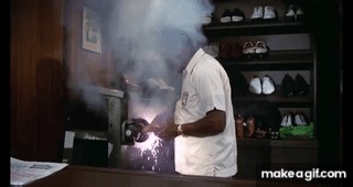 Ted Knight in Caddyshack colored boy joke scene on Make a GIF