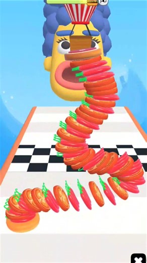 XXL Sandwich making game 3d 🤯- لعبة طريقة اللعب م - تطبيق لعبة الهاتف المحمو #runner #gaming #shorts