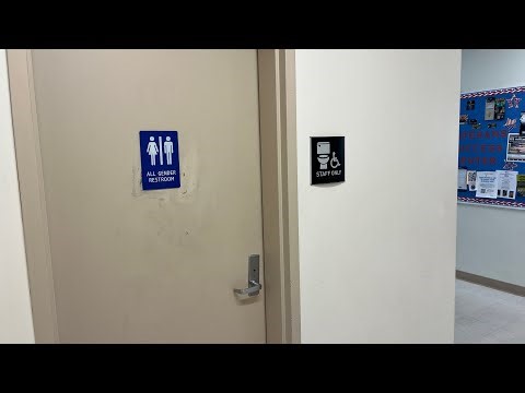 Community College: Library Unisex Restroom Full Shoot! [4th floor]