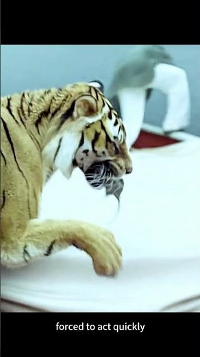 Stranded Alone Between a Tiger and the Ocean 🌊🐅 #LifeOfPi #Survival