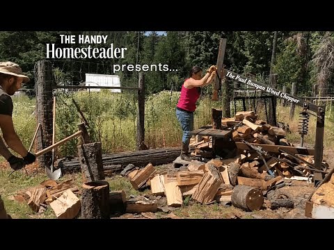 The PAUL BUNYAN WOOD CHOPPER | The ultimate manual log splitter