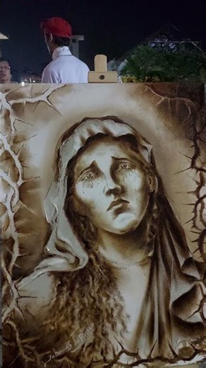 Ikut Yesus hasil karya Johannes de Britto pelukiskopi bunda Maria berduka gereja jetis siap lelang!