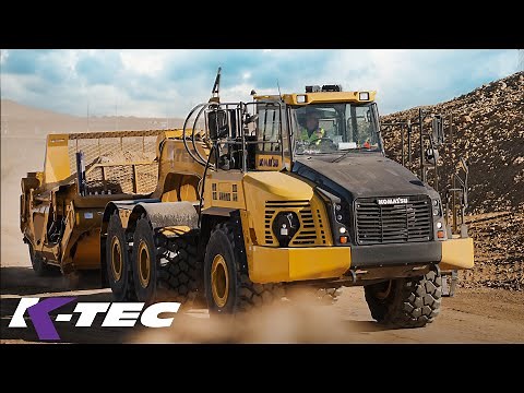 Komatsu HM400-5 & K-Tec 1237 ADT Scraper Spotlight