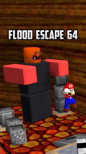 ⭐ Flood Escape 64 - Lethal Lava Land (Super Mario 64)