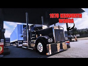 1970 Kenworth W900A with ROARING Cummins M11 Engine Sounds! Salina to Cedar City | ATS Gameplay