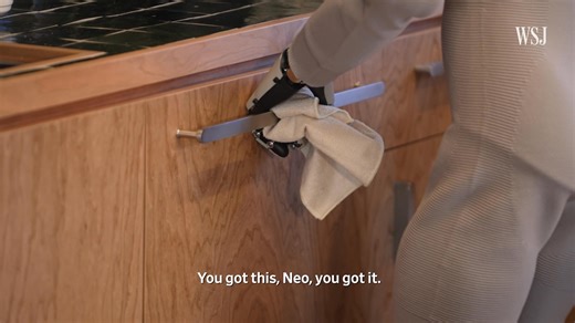 The loading-the-dishwasher struggle is real. Even—or especially—for the $20,000 1X Neo humanoid home robot. 🔗: https://on.wsj.com/3WwjP4J | The Wall Street Journal