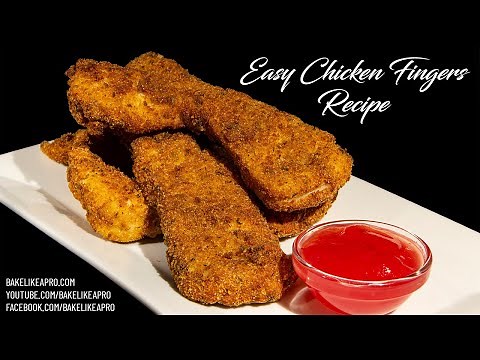 Easy Deep Fried Chicken Fingers Recipe