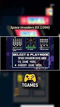 Space Invaders DX (Arcade) 🕹️ [1994] #retrogaming #retrogames #videogames #games #console #gaming