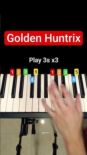 How to play GOLDEN from KPOP DEMON HUNTERS on Piano