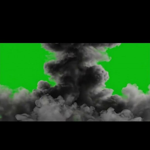 Heavy Smoke Burst Green Screen VFX | Realistic Explosion Smoke for Video Editing