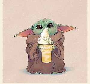 The Best 24 Cartoon Baby Yoda Cute Wallpaper