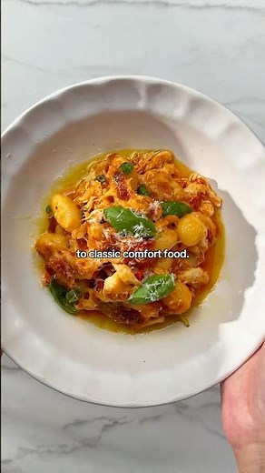 My One Pan Gochujang Chicken Gnocchi ✨ #easyrecipe #mariongrasby