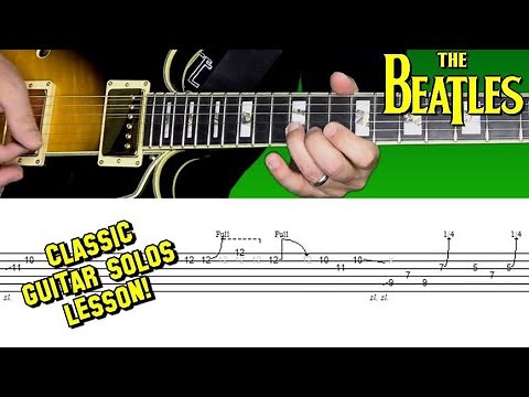 Beatles - Get Back - guitar solo lesson with tabs!