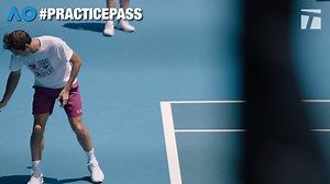 Practice Pass: Roger Federer at the 2020 Australian Open