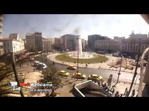 📡 Omonia Square in Athens Greece Webcam Live HD
