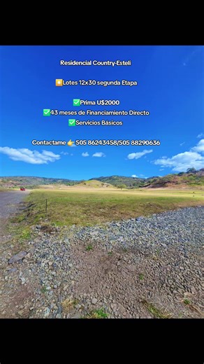 Residencial Royal Country , Esteli contactame y Agenda tu Cita 👉 Prima desde $2000 #Bhumirealty #nicaragua #usa #estelinicaragua MIFIC-UCBR-PN 0034-2023-A-22 Carnet 0034-2023-A-22 Lic.Samara Gonzalez | Bhumi Realty