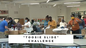 14K views · 260 reactions | Watch this video to see Aiken County Public School District employees bag meals for students, while taking on the "Toosie Slide" Challenge. | Aiken Standard | Facebook