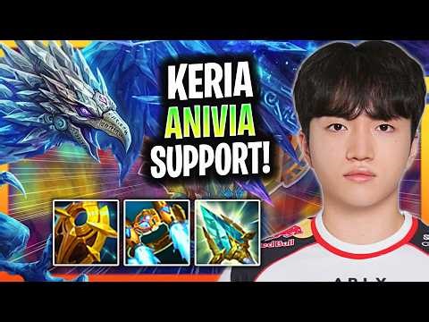 T1 KERIA ANIVIA SUPPORT IS ACTUALLY DISGUSTING! | T1 Keria Plays Anivia Support Patch 26.8