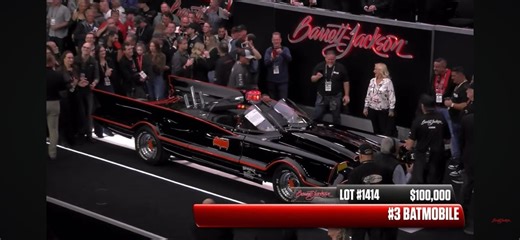 The #3 Batmobile sold at Barrett-Jackson auction on 1/25/2025 for $450k. Watch the video & give us a Folllow. | Batman Classic TV Series Vehicles