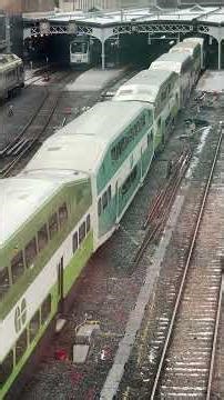 GO Trains old and new cab styles leaving Toronto Union Station #train #trainspotting