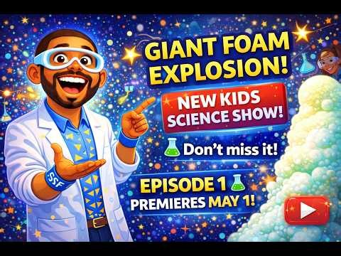 🚀 GIANT FOAM EXPLOSION! | Eli’s FunLab Experiments Episode 1 Teaser 🧪 Premieres May 1!