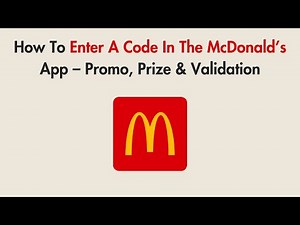 How To Enter A Code In The McDonald’s App (2026) – Promo, Prize & Validation
