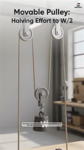 Pulley Systems Explained | How Mechanical Advantage Works #MechanicalEngineering #engineeringbasics