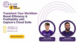 Transform Your Workflow: Boost Efficiency & Profitability with Capium’s Cloud Suite