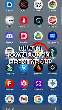 How to download your Fibertime app