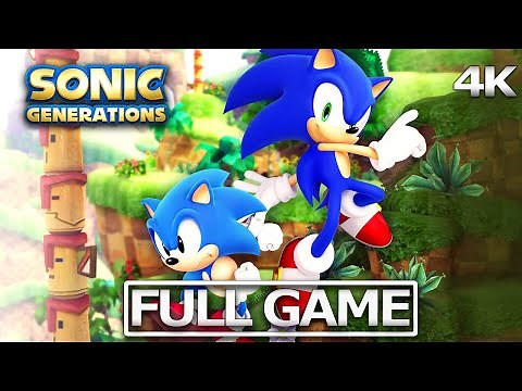 Sonic Generations Full Gameplay Walkthrough / No Commentary【Full Game】4K 60FPS