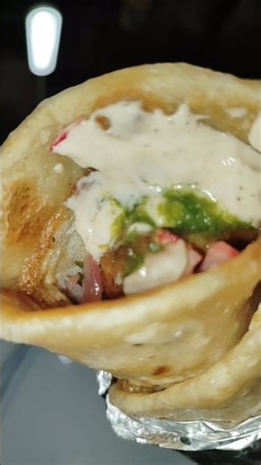 full loaded chicken baba roll. (super yummy ) #indianfood #food