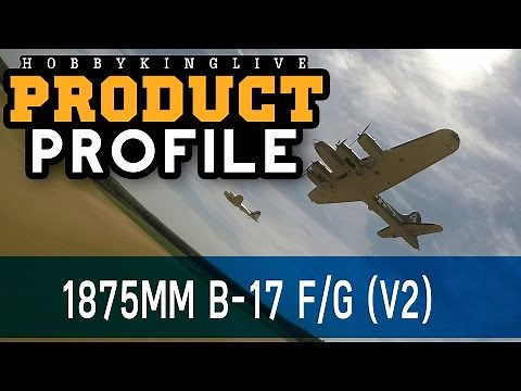 H-King (PNP) B-17 F/G Silver Flying Fortress V2 (1875mm) - Product Profile - HobbyKing Live