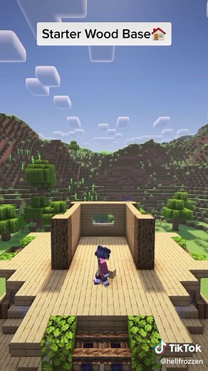 Minecraft Starter Wooden Base Tutorial