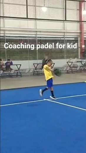 Coaching Padel for kid under 10 th #padeltraining