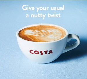Almond dairy alternative has arrived! Try it in your fave coffee. We reckon you’ll go nuts for it. | Costa Coffee