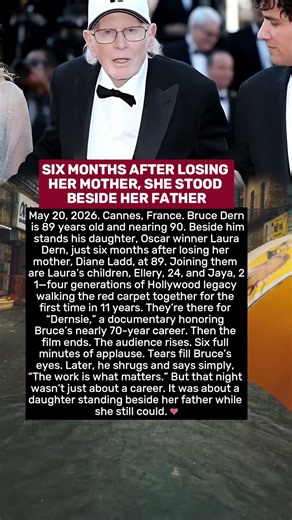 SIX MONTHS AFTER LOSING HER MOTHER, SHE STOOD BESIDE HER FATHER